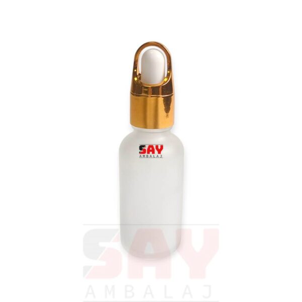 Gold Metal Kelebek Damlalıklı 18PP Cam Şişeler - Görsel 3