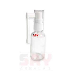 Alternative view of Beyaz Plastik Boğaz Spreyli 18PP Cam Şişeler
