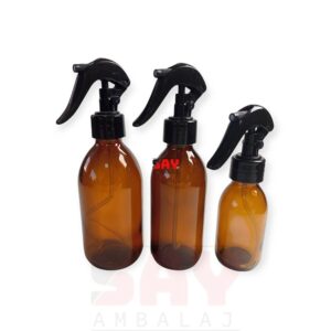 Siyah Plastik Trigerli (Püskürtmeli) 28PP Cam Şişe