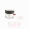 50 CC Şeffaf Cam Krem Kavanozu 52 MM