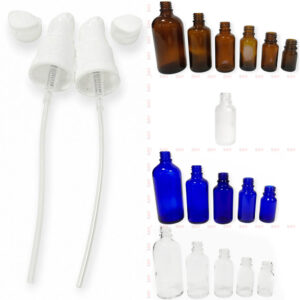 Beyaz Plastik 18mm Losyon Pompalı 18PP Cam Şişe