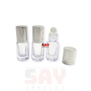 3cc Şeffaf Cam Roll-on