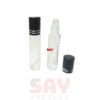 5 CC Şeffaf Cam Roll-on Şişesi Siyah Kapak (Hellezon Model )