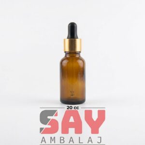 Sise-Amber-Cam-Gold-Damalaıklı-Siyah-Emzik -20 cc