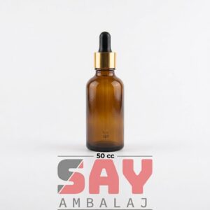 Sise-Amber-Cam-Gold-Damalaıklı-Siyah-Emzik -50 cc